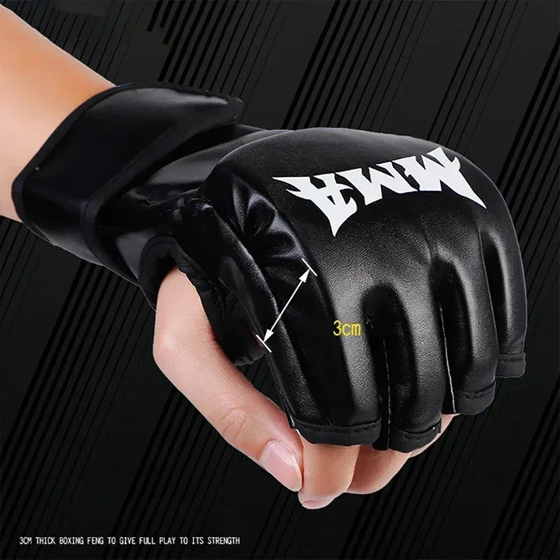 Luva de MMA Profissional Meio Dedo - Treino e Sparring