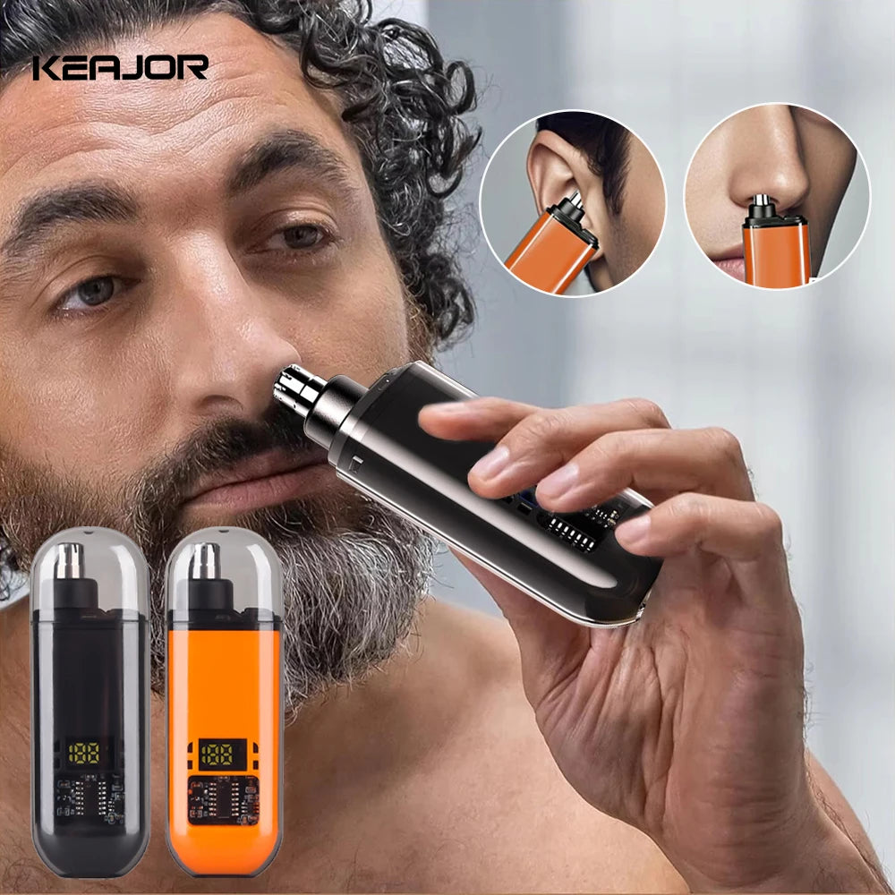 Aparador de Pelos Faciais Portátil USB