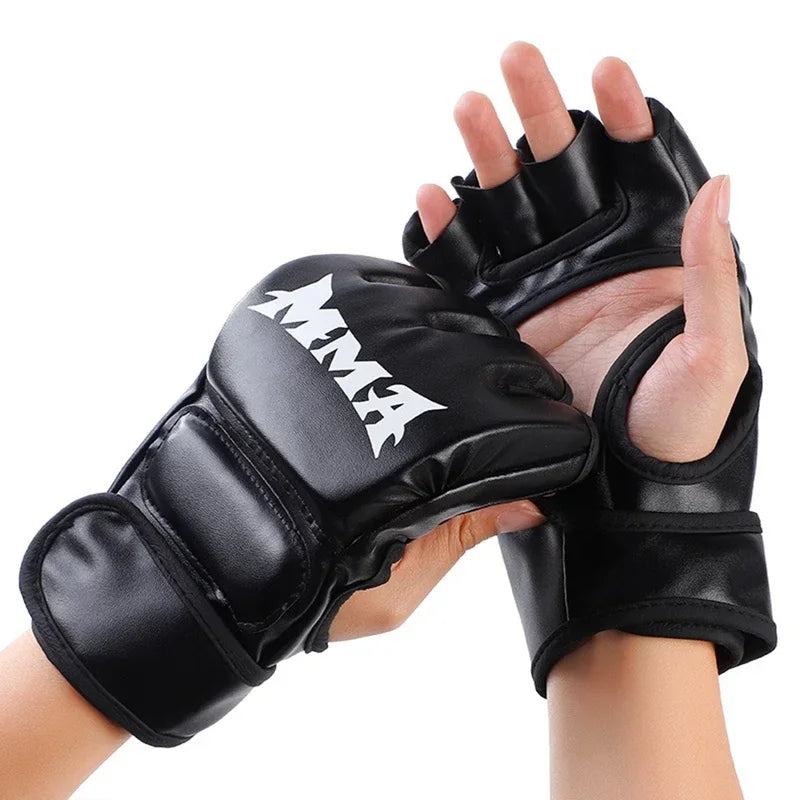 Luva de MMA Profissional Meio Dedo - Treino e Sparring